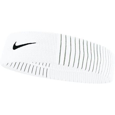 Nike Unisex volwassene Reveal Dri-FIT Hoofdband (Wit/zwart)