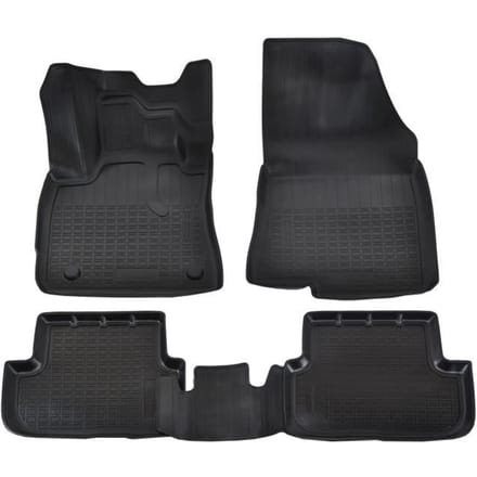 Vloermatten - Norm-Liner - Sandero 3 - TPE-rubber - Antislip - 4 stuks