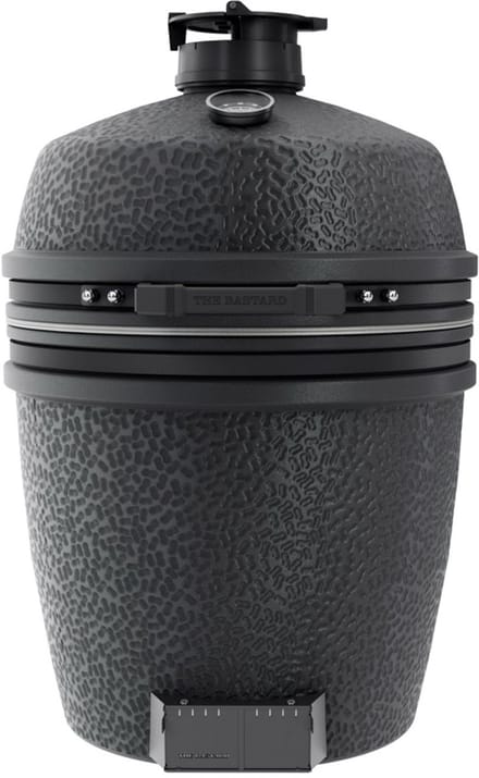 The Bastard Pro Large Solo Graphite Kamado BBQ