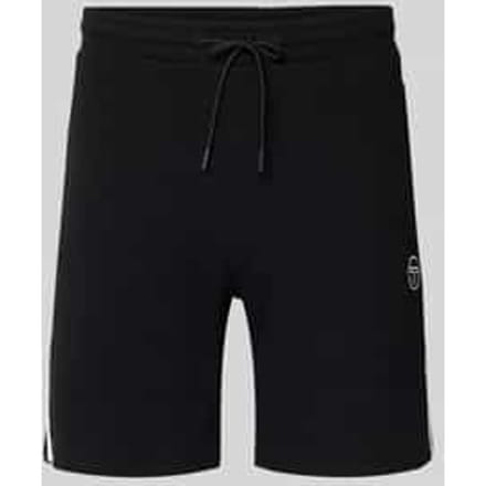 Shorts met logo-stitching model 'EGEO'
