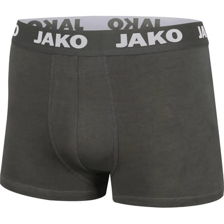 Jako Basic - 2-Pack Boxershort Functioneel Heren - Antraciet | Maat: M