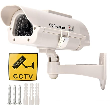 Zonne-energie Dummy Nep Camera Huisbewaking Simulatie Waterdichte Monitor Met LED-licht