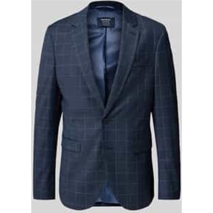 Slim fit geruit colbert met twee knopen