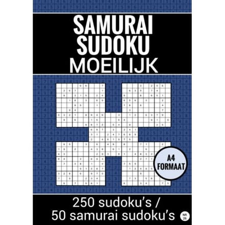 Sudoku Moeilijk: Samurai Sudoku Puzzels - Nr. 26 - Sudoku Puzzelboeken