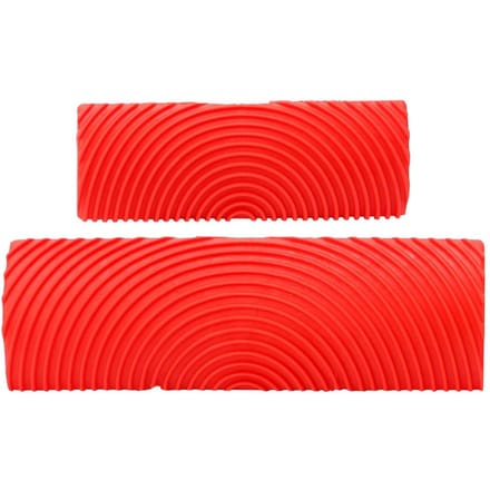 2 Stuks/Set Rubber Cilinder Houtnerf Effect Borstel Schildergereedschap DIY Wanddecoratie red