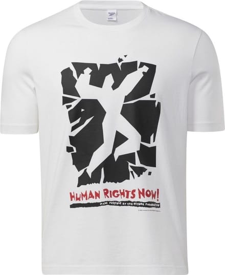 Reebok Human Rights Now T-shirt wit - M