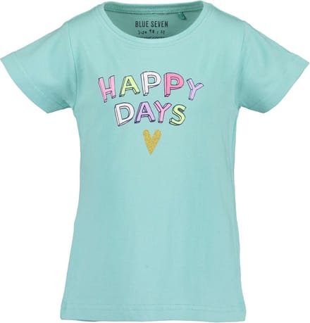 Blue Seven - Meisjes - Blauw t-shirt - maat 92