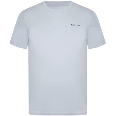 Firetrap Katoenen heren-T-shirt (Grijs)
