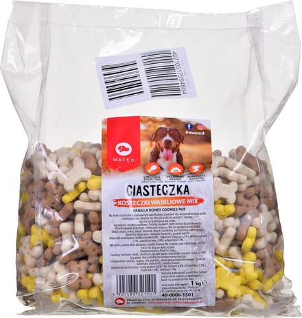 MACED Botten Koekjes Vanille Mix - hondensnack - 1 kg
