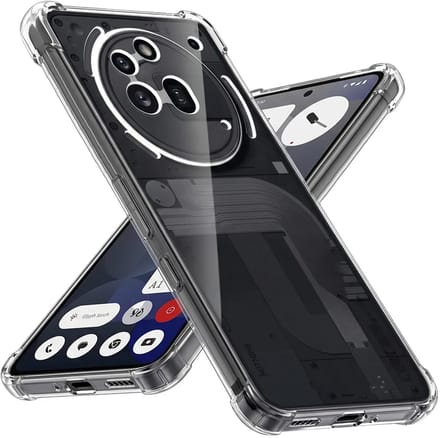 Hoesje geschikt voor Nothing Phone (3a) Pro - Techsuit Shockproof Silicone Back Cover - Transparant