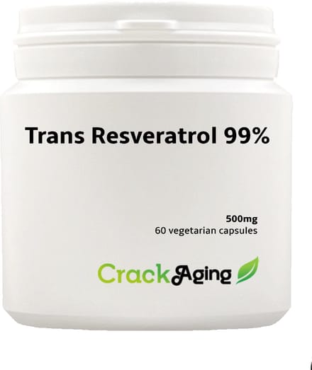 Trans Resveratrol 99% 500mg, 60 Vegetarische capsules