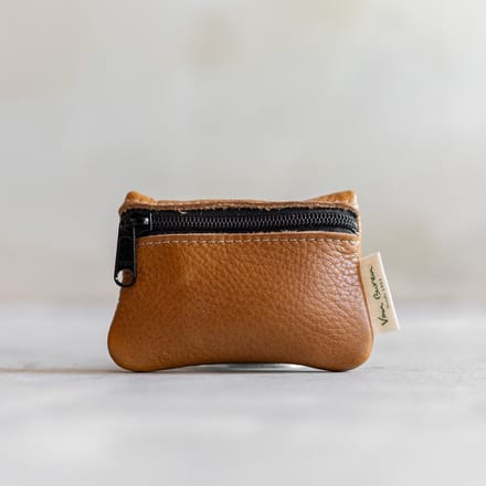 Portemonnee Rits - Cognac leder