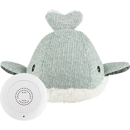 Flow Amsterdam - Oplaadbare hartslag knuffel - Moby Grey - White noise - Hartslag - Ademgeluid