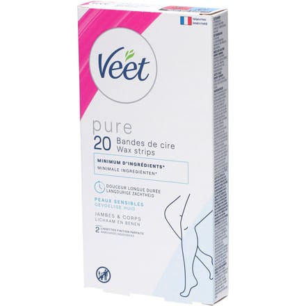 Veet Ontharingsstrips - Benen & Lichaam - Hypoallergeen - 20 stuks