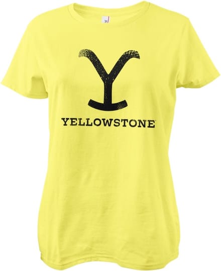 Yellowstone Dames Tshirt -M- Yellowstone Geel