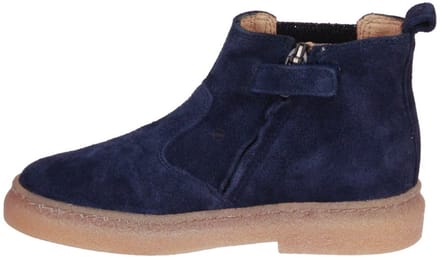 Pom d'Api Trix Jod Zip Brod Enkellaars Blauw