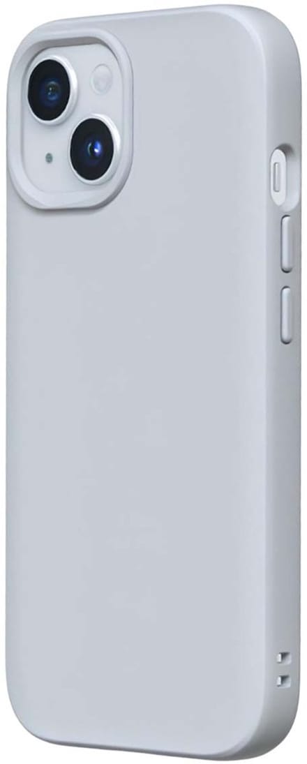 Rhinoshield Solidsuit Hoesje Geschikt voor Apple iPhone 15 Plus | Compatibel met MagSafe | Shockproof Back Cover | Grijs