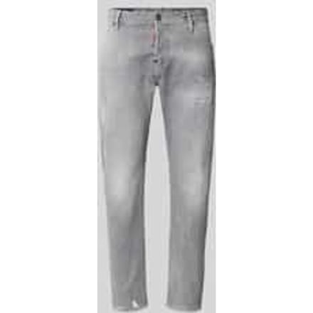 Slim fit Jeans met Logodetail