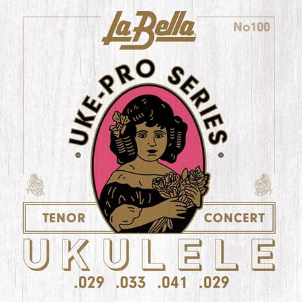 La Bella L-100 Uke-Pro Series Concert/Tenor Ukulele Snarenset – Rectified Nylon