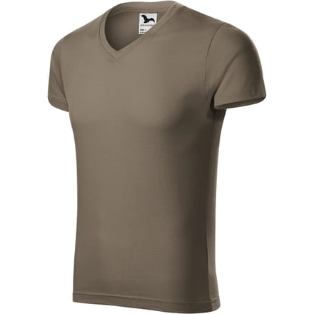 T-shirt met V-hals Malfini Slim 146