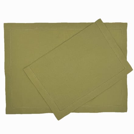 Himla Ebba placemat sage, set van 6