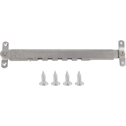 Limiteur d'ouverture de fenêtre Contrôleur Acier Inoxydable Télescopique Support de Renfort de Vent Accessoire gray