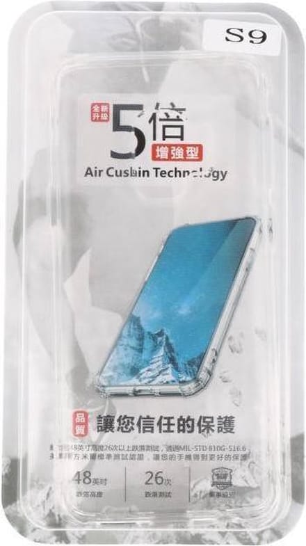 Schokbestendig Transparant TPU hoesje voor Samsung Galaxy S9