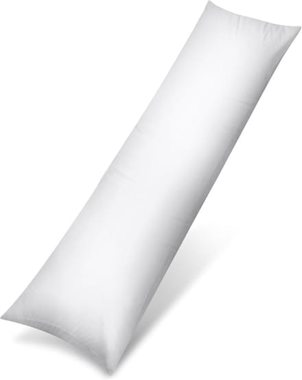 SNJY® Zijslaapkussen - Langwerpig Kussen - Lichaamskussen - 40 x 145 cm - Wit