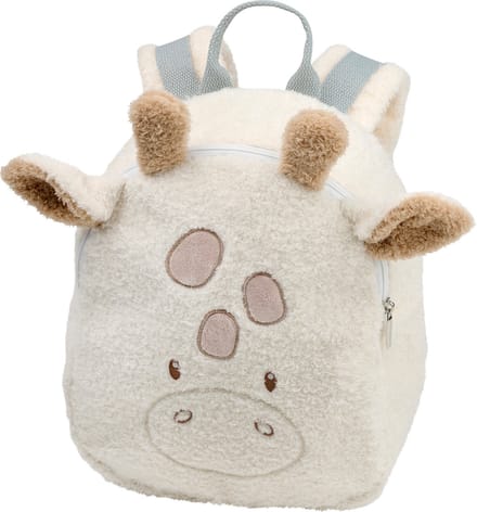 Nattou TEDDY Rugzak - Giraf - 33 cm - Ecru