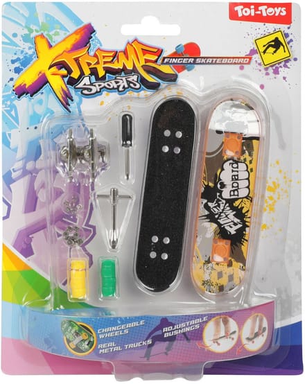 Skate Vinger Skateboard met Extra Wielen