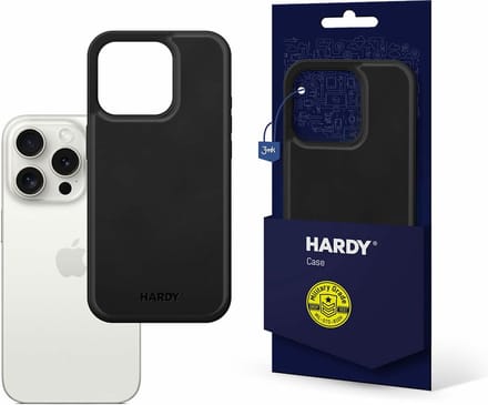 3Mk Hardy Apple Silky Leather Magcase Voor Iphone 15 Pro Max Telefoonbescherming