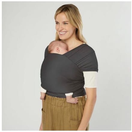 Ergobaby Aura Draagdoek Duurzaam Knit Soft Black