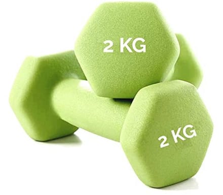 Neopreen Dumbbells 2 kg - Ideaal voor Functionele Fitness Training