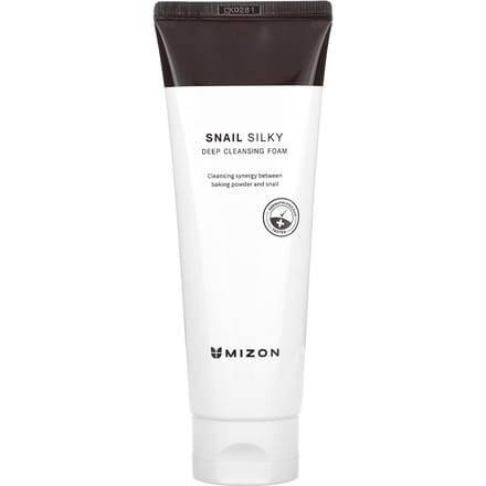 Mizon, Snail Silky Deep Cleansing Foam, 5.29 oz (150 g) white