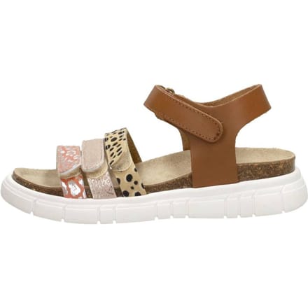 KEQ Meiden Sandalen Meiden Sandalen - Cognac - Maat 31