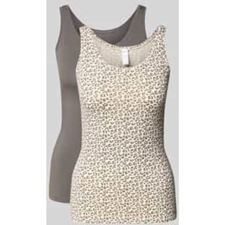 slim fit top met all-over dierenprint in set van 2