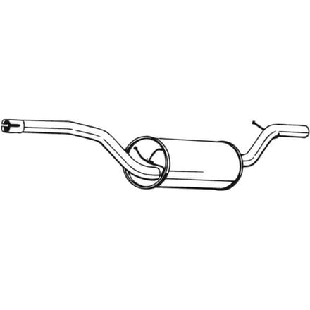 Geluiddemper achter BOSAL 278-165