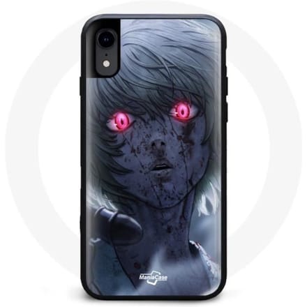 Coque - Maniacase - Iphone X - Kurapika Hunter x Hunter - Silicone - Souple noir
