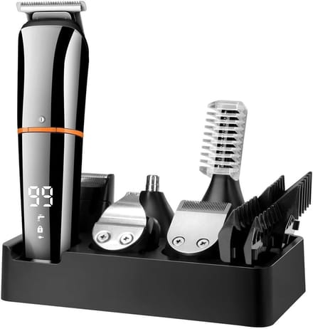 Elektrische Trimmer Set - Multi Groomer - Persoonlijke Verzorging - 6-in-1 Functionaliteit - 50 Gram