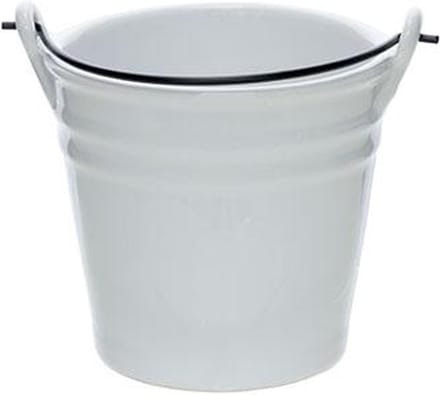 Cosy & Trendy Bucket White Mini Emmer D10.3xh9.7cm 40c