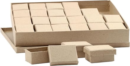 Dozen, H: 3,5 cm, afm 5x7 cm, 24 stuk/ 1 doos
