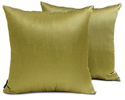 Decoratieve Lendenkussenhoes 2-pack 50x75 cm - Effen Olijfgroen Modern