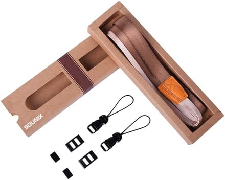 Sounix Camera Strap Compact - Riem - Schouderband - Draagriem - Universeel - Bruin