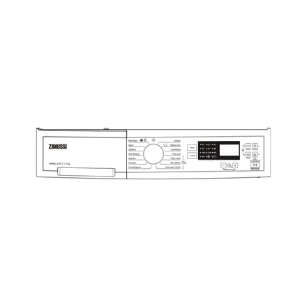 AEG controlepaneel, wit, Zanussi 140166944011