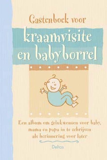 Gastenboek voor kraamvisite en babyborrel