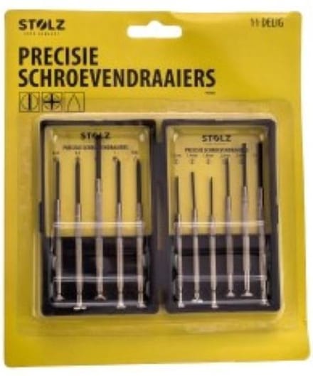 Schroevendraaier precisie set | 11 delig | Stolz