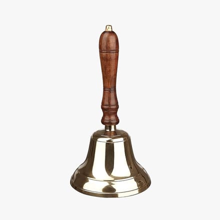 Bar Bel - Ontvangstbel Pub - Laatste Bestelling Aankondigen - Messing Constructie - 7x22 cm - Goud