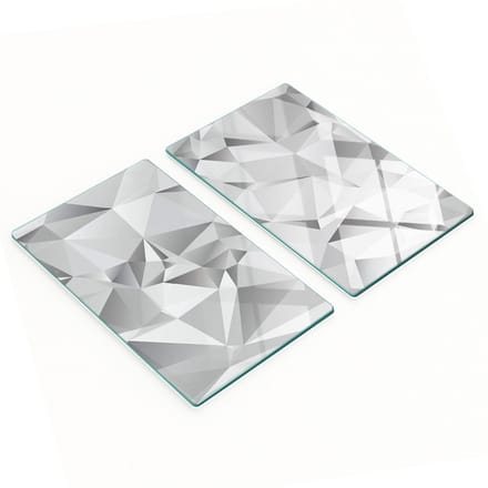 Multifunctionele decoratieve keukenplanken van gehard glas, 3D-formaat, 2x30x52 cm
