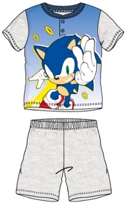 Sonic Pyjama-set Katoen Grijs Maat 128