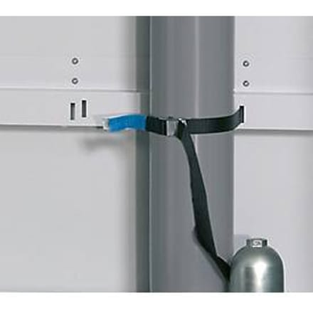 Spanband voor asecos gasflessenkasten, polyethyleen, zwart
